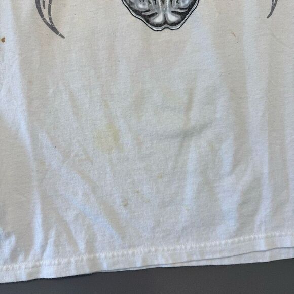 Suck Bang Blow Motorcycle T-Shirt Skull Graphic Size Large Grunge Emo Style - Picture 6 of 16